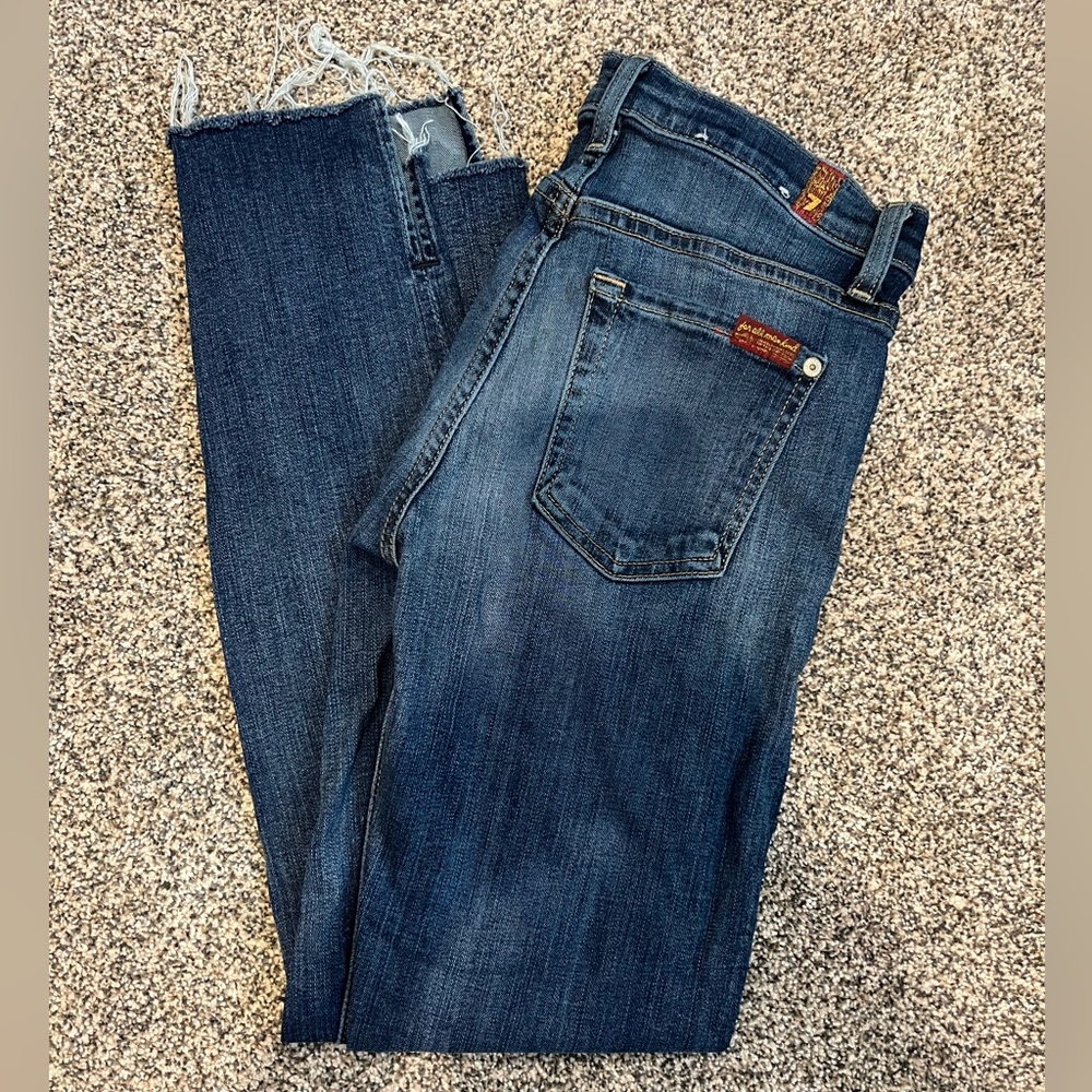 Roxanne ankle-7 For all Mankind Jeans Size 24